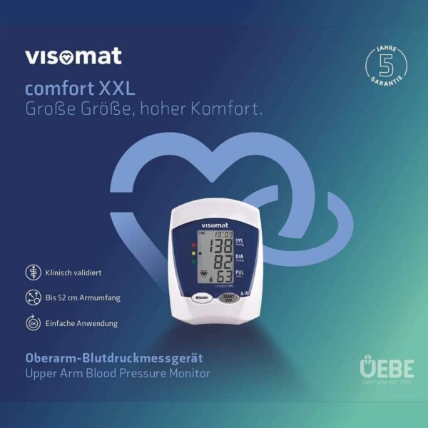 VISOMAT Comfort XXL Oberarm blood pressure monitor, 1 pcs