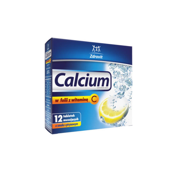 Zdrovit Calcium with vit. C - 12 Tabl.